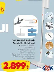 YUİ NV602 BUHARLI TEMİZLİK MAKİNESİ
